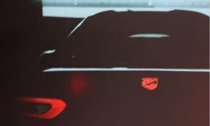 A shadowy rear shot of the 2013 SRT Viper in computer generated images