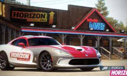 The custom "Gold Rush" 2013 SRT Viper GTS from Forza Horizon