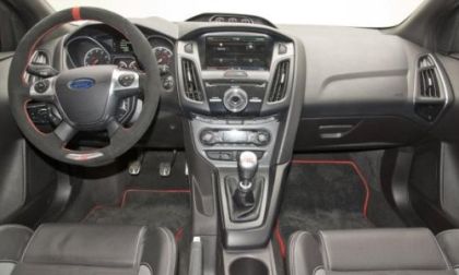 The interior of the Tanner Foust Edition Ford Focus ST
