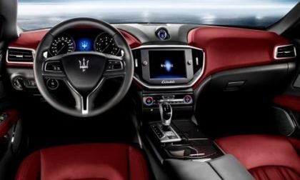 The interior of the new Maserati Ghibli