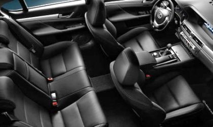 The interior of the 2013 Lexus GS350 F Sport