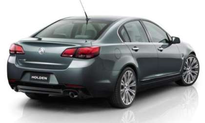 The new Holden VF Commodore fron the rear