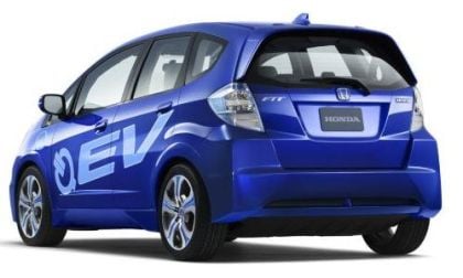 The back of the new Honda EV Concept