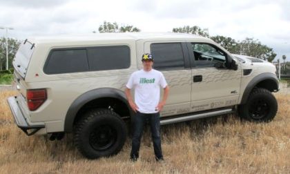 A side shot of the Foust Edition Ford F150 Raptor