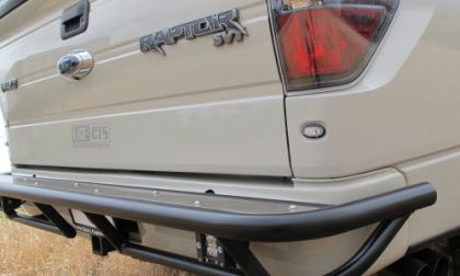 The back end of the Foust Edition Ford F150 Raptor