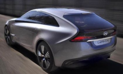 The rear of the new Hyundai i-oniq concept