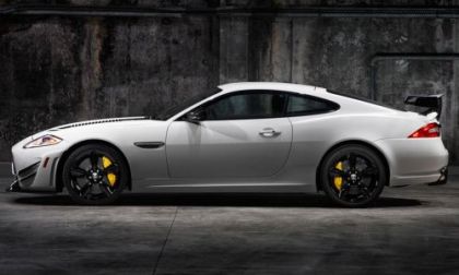 The side profile of the 2014 Jaguar XKR-S GT
