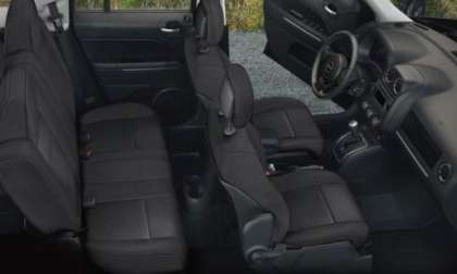The interior of the 2012 Jeep Compass Latitude 4x4