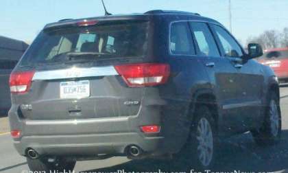 A Jeep Grand Cherokee disel test vehicle
