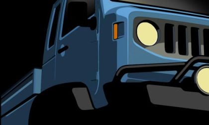 A teaser of the Jeep Might FC Concept
