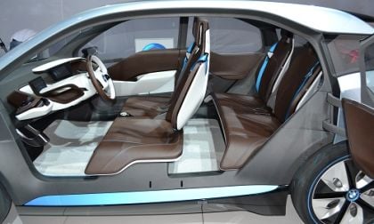 The interior of the BMW i3 