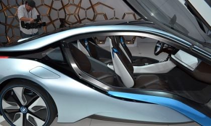 A look a the seating layout of the BMW i8