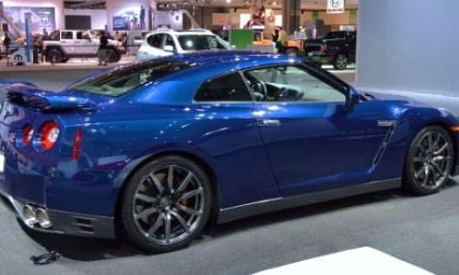 The profile of the 2013 Nissan GT-R 