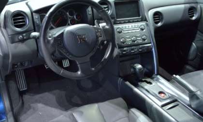 The interior of the 2013 Nissan GT-R 