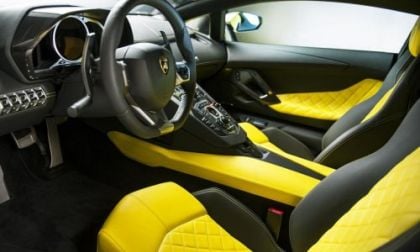 The interior of the Lamborghini Aventador LP720-4 50 Anniversario Edition