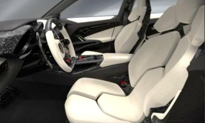 The front seats of the new Lamborghini Urus SUV