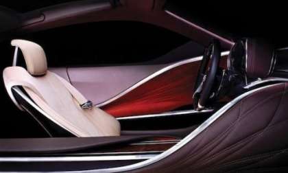 The interior teaser of the new Lexus Concept