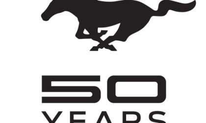 The new Mustang 50 Years logo