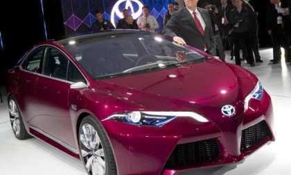 Jim Lentz at the debut of the Toyota NS4 concept earlier this year.