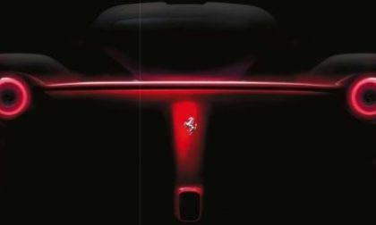 A teaser of the Ferrari Enzo replacement rear end from Ferrari Magazine