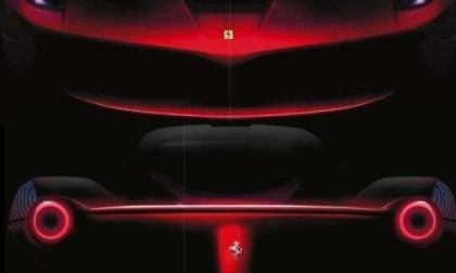 The front and rear end teasers of the Ferrari F150 Project