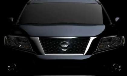 The front end of the next Nissan Pathfinder
