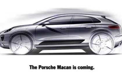 The Porsche Macan Drawing
