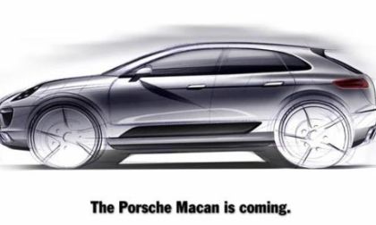 The Porsche Macan Drawing