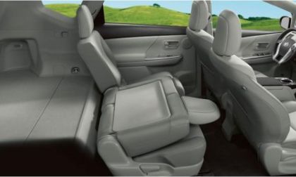 The interior of the 2012 Toyota Prius V Five