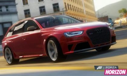 The 2013 Audi RS4 Avant in Forza Horizon