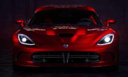 The 2013 SRT Viper GTS from the front