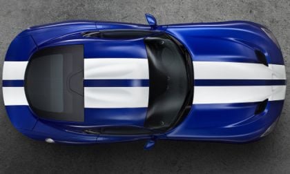 The 2013 SRT Viper GTS Launch Edition from above