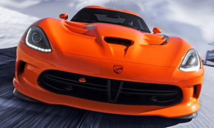 The front end of the 2014 SRT Viper TA 