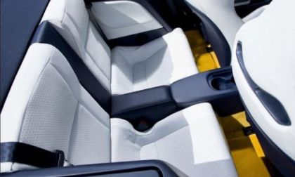 The back seat of the Toyota GT86 Open Concept