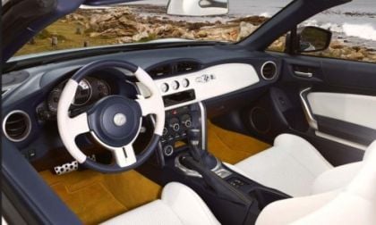 The front interior of the Toyota GT86 Open Concept
