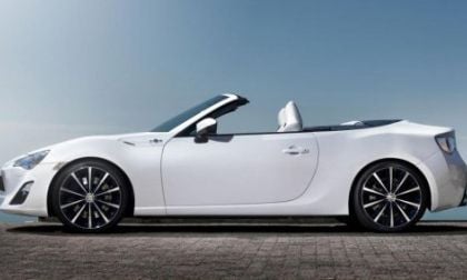 The side profile of the Toyota GT86 Open Concept