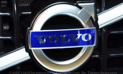 The Volvo crest