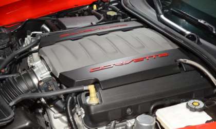 The LT1 engine of the 2014 Stingray