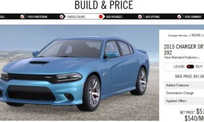 2015 Charger SRT 392 build page