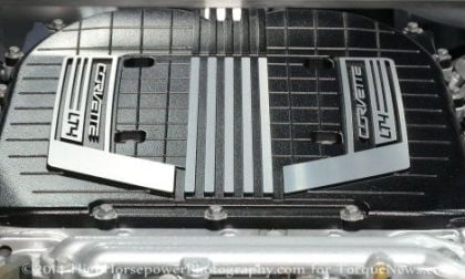 The LT4 V8 of the 2015 Corvette Z06