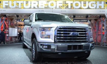 The 2015 Ford F150 in Silver