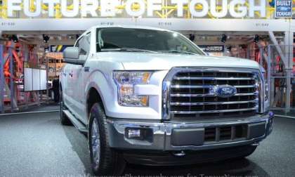 The 2015 Ford F150 in Silver
