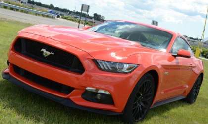 Competition Orange 2015 Ford Mustang GT