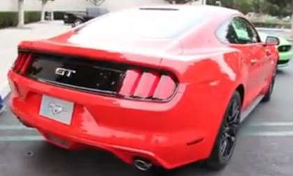 The 2015 Ford Mustang GT in action