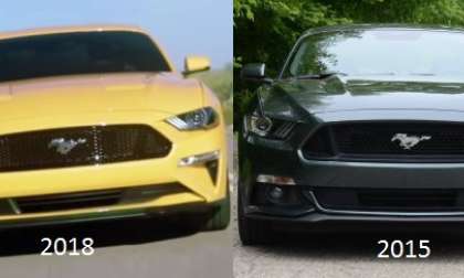 The 2018 Ford Mustang GT and the 2015 Ford Mustang GT