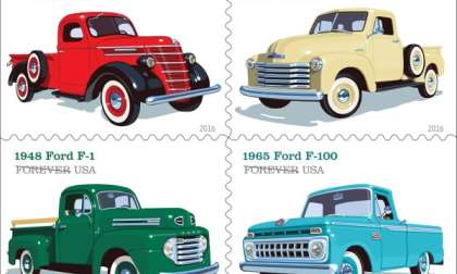 UPSP pickup truck stamps