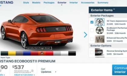 Ford Mustang 50 year package