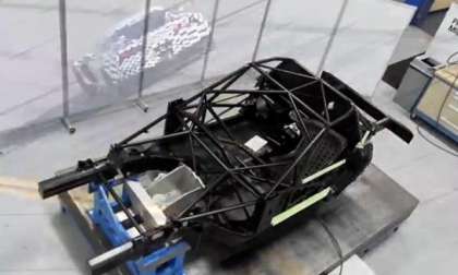 The chassis of the Corvette C7R
