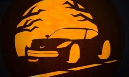2014 Chevrolet Corvette pumpkin stencil