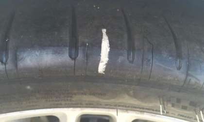 cracked corvette z06 tire